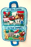 Toys : Who Lives Where? Playbag with detachable (velcro) animals that can be used over and over again. Perfect travel companion.