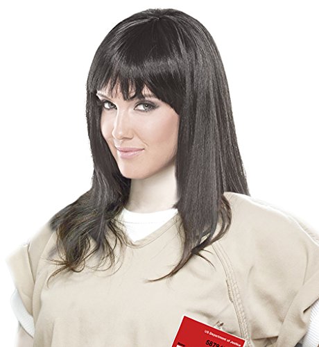 Costume Adventure Women's Black Sexy Prisoner Costume Character Wig