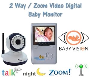 2 Way / Zoom Video Digital Baby Monitor