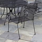 Highland Park High Back Dining Arm Chair with Cushion
