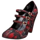 Mia Women's Scarlet Multi Strap Mary Jane
