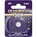 NABC UL-389 UltraLast Silver Oxide Watch Battery - Silver Oxide - 1.5V DCWatch Battery