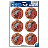 Portland Trail Blazers Official Logo 6 Magnet Set
