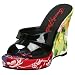 Beverly Feldman Women's Bora Bora Sandal,Multi Embroidery,7 M US