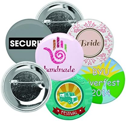 Neil Enterprises Inc.3" Button Pin Back Parts for Neil Button Machine - Pack of 1000
