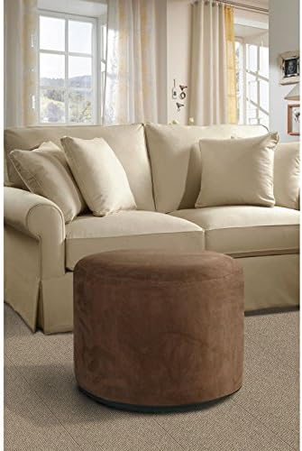 Micro Suede Indoor Pouf