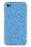 Sky Blue Sparkles Case for Apple iPhone 4 (Fits AT&T & Verizon Models)