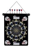 NEW ENGLAND PATRIOTS Magnetic DART BOARD SET with 6 Darts (15 wide and 18 long)