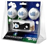 North Carolina Tar Heels - UNC 3 Golf Ball Gift Pack w/ Spring Action Tool - NCAA College Athletics