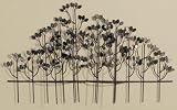 Iron Forest Small Metal Wall Art