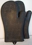 SiliconeCuisine - 1 paire de Gants de cuisine / Manique - Noirs - 10 ans de garantie