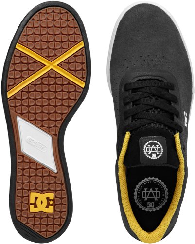 DC - Young Mens Mike Mo S Low Top Shoes, Size: 9.5 D(M) US, Color: Grey/Black
