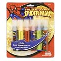 Spiderman 6pk Giant Stamp Markers Non-Toxic for Age 3+
