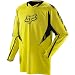 Fox Racing MX Tech Men's Motocross/Off-Road/Dirt Bike Motorcycle Jersey - Color: Yellow, Size: Large