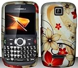 Red Flower Hard Snap On Case Cover Faceplate Protector for Motorola Theory  ....