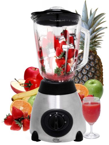 ELTA Standmixer und Ice-Crusher, Edelstahl gebürstet