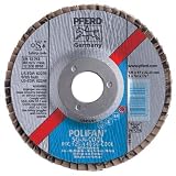 PFERD 62369 POLIFAN SG 7" x 7/8", 40 Grit Aluminum Oxide COOL Flat Flap Disc