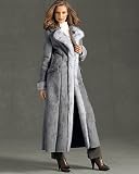 Faux-suede coat