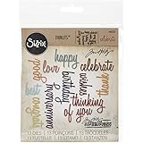 Tim Holtz Sizzix - Thinlits Die Set 13PK Celebration Words Script