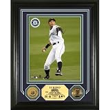 Highland Mint MLB Seattle Mariners Ichiro Suzuki Gold Coin Photo Mint