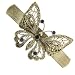 1928 Brass/Montana Butterfly Barrette