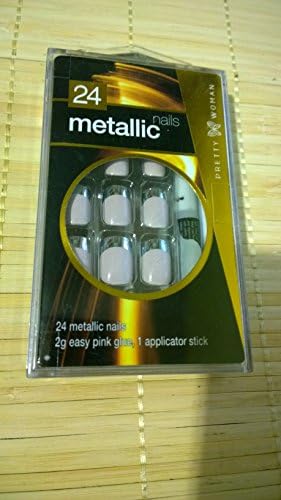 24 Metallic Nails Pretty Woman #PE399