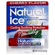 Mentholatum Natural Ice Lip Protectant SPF 15, Cherry Flavor, 0.16-Ounce Tubes (Pack of 12)