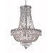 Elegant Lighting Value Century Collection Chandelier D:20in H:26in Lt:12 Chrome Finish (Swarovski Elements Crystals) Chrome