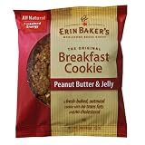 Erin Bakers Breakfast Cookie Peanut Butter and Jelly, 3-Ounce Packages (Pack of 24)