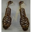 Brass Screen Pull Pair for Fireplace