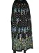 Womens Long Skirts Dcrapechic Floral Sequin Beaded Bellydance Black Blue Bohemian Skirt
