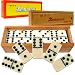 Electronics : Premium Set Of 28 Double Six Dominoes W/ Wood Case
