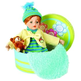 STEVIE 10in Porcelain Toddler In Box Doll~Retired by Duck House Dolls
