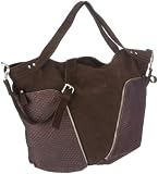 Liebeskind Berlin Feline fish washed suede, Sac &agrave; main femme - Brun - V.3