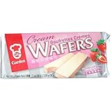 Garden Cream Wafers, Strawberry Flavor, 7-Ounce Pack (Pack of 24)