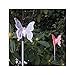 Set of 2 Garden Color Changing Solar Butterfly Stake Lights