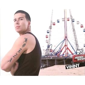  Vinny Jersey Shore Signed 8x10 Photo