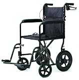 >trnsprt chr bur 12 in whl-b. Lightweight Aluminum Transport Chair