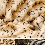 Lynx Oversize Faux Fur Throw Collection 60 Wide x 84 Long