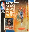 1998 - Mattel - NBA Court Collection - NBA Super Stars Series - Charles Barkely #4 - Houston Rockets - Vintage Action Figure - w/ Upper Deck Trading Card - Limited Edition - Collectible