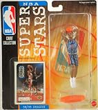 1998 - Mattel - NBA Court Collection - NBA Super Stars Series - Charles Barkely #4 - Houston Rockets - Vintage Action Figure - W/ Upper Deck Trading Card - Limited Edition - Collectible