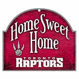 NBA Toronto Raptors 11-by-9 Wood Home Sweet Home Sign
