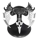 Skull Fang Hand Dagger with Stand