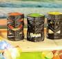 Funky Tribal TiKi Tealights Candle Holders Set of 3