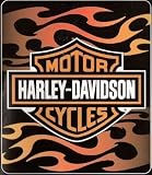 Harley Davidson Logo Throw Blanket Horizontal Flames Harley Davidson Logo Throw Blanket Horizontal Flames
