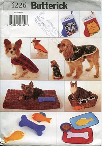 Butterick Pattern 4226 Pet Accessory Package