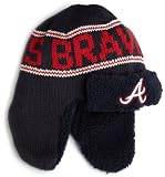 MLB Men's Atlanta Braves Yeti Knit (Navy, One Size)