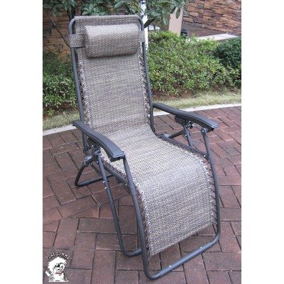 Buyers Choice 410-zerogravity Phat Tommy Extra Wide Zero Gravity Lounge Chair Color: Jacquard Crisscross