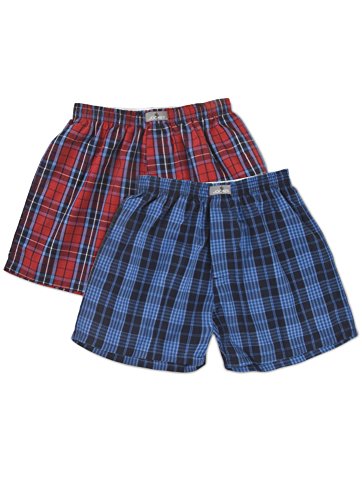 Jockey Big Boys' Modern Fit Woven Boxer 2 Pack
