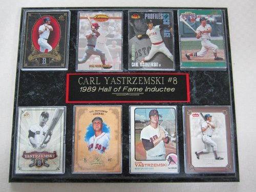 Boston Red Sox Carl Yastrzemski 8 Card Plaque